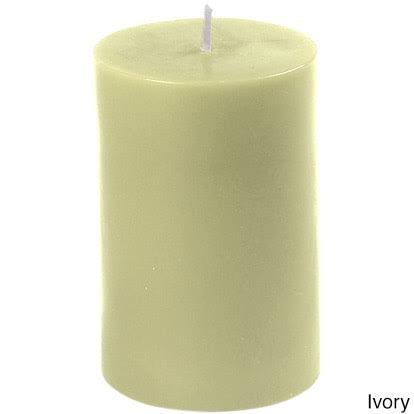 2 x 3-Inch Unscented Pillar Candle (Pack of 24) X244830