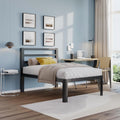 Twin XL 14 Inch Heavy Duty Metal Bed Frame with Headboard T49365