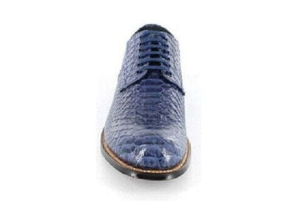 Blue Anaconda Leather Men's Shoes Z427436