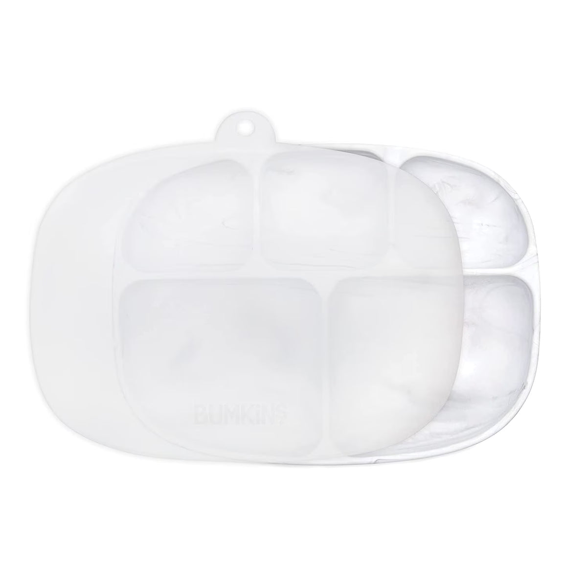 Silicone Grip 5-Section Plate with Lid G162