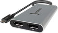 Thunderbolt 3 to Dual DisplayPort Adapter, Black/Silver B991844