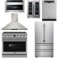 36 Electric Range, Range Hood, Refrigerator, Dishwasher, Microwave and Wine Cooler S466684