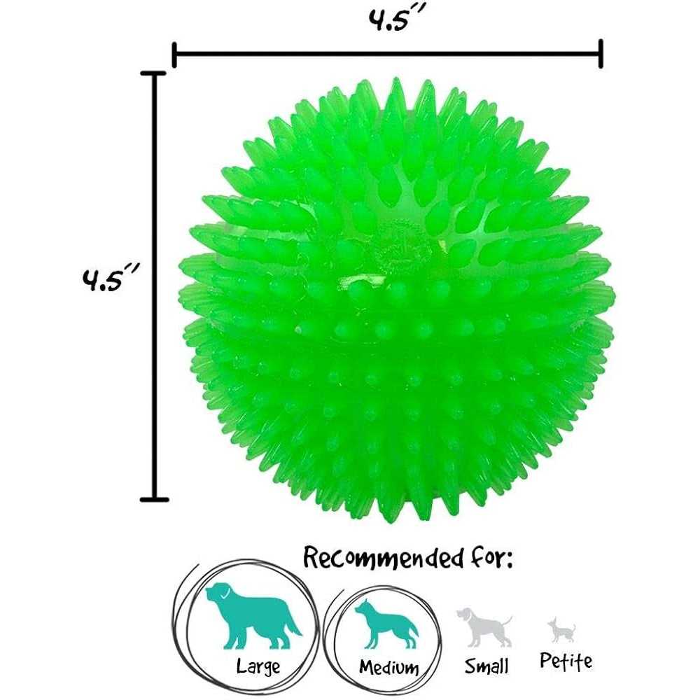 Large Squeak & Light Ball Dog Toy U13405