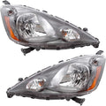 Replacement Driver and Passenger Headlights with Grey Bezels I54797