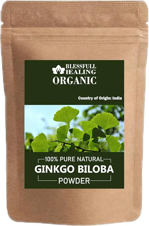 Organic Ginkgo Biloba Powder 200 Gram / 7.05 oz C5722