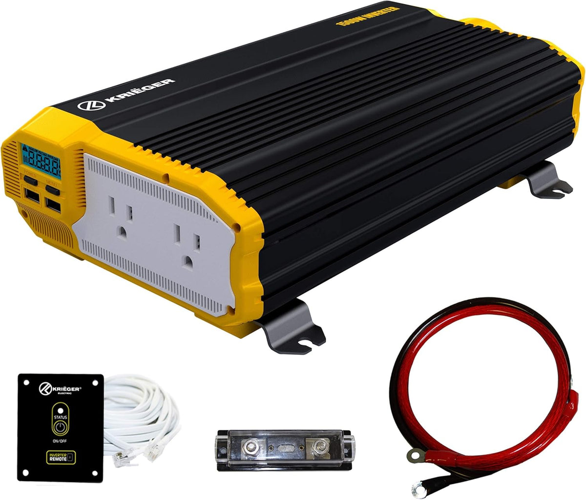3000 Watts 12V to 110V Modified Sine Wave Power Inverter H30952