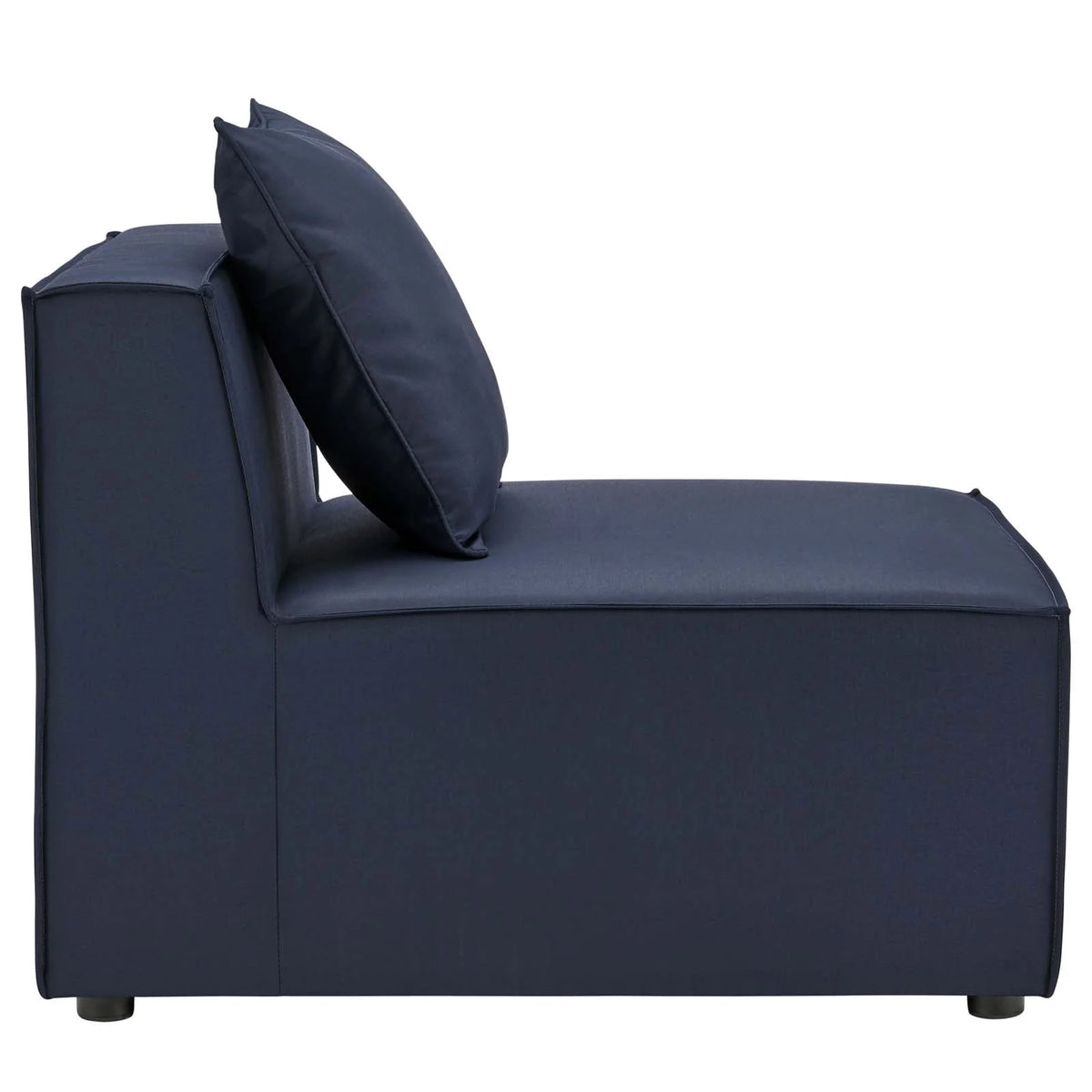 5-Piece Upholstered Sectional Sofa in Navy J911856
