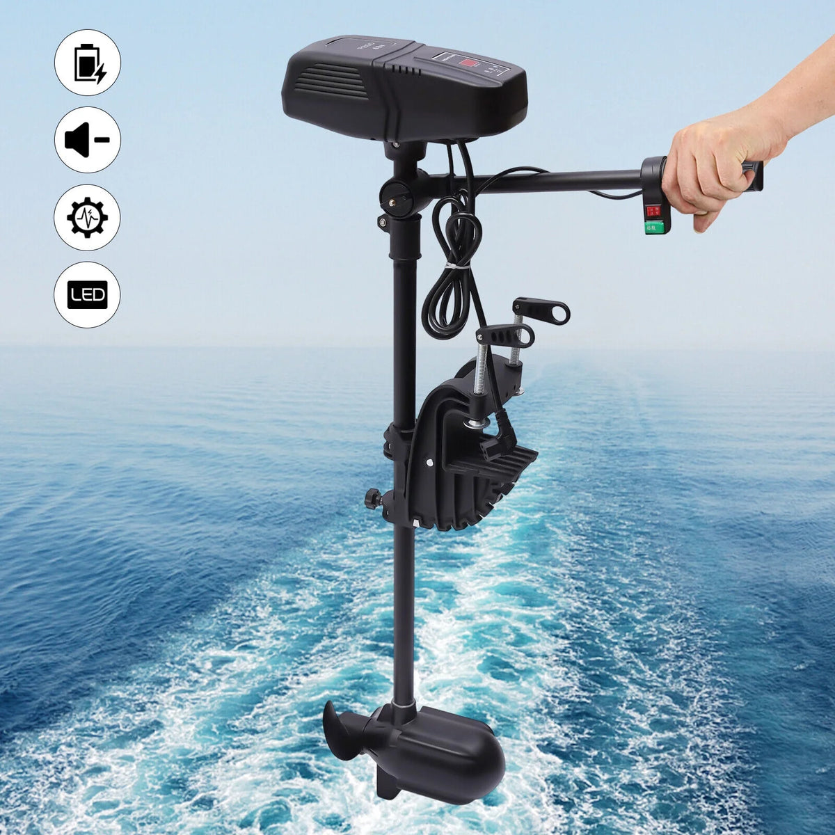260lbs 48V Electric Outboard Trolling Motor J463622