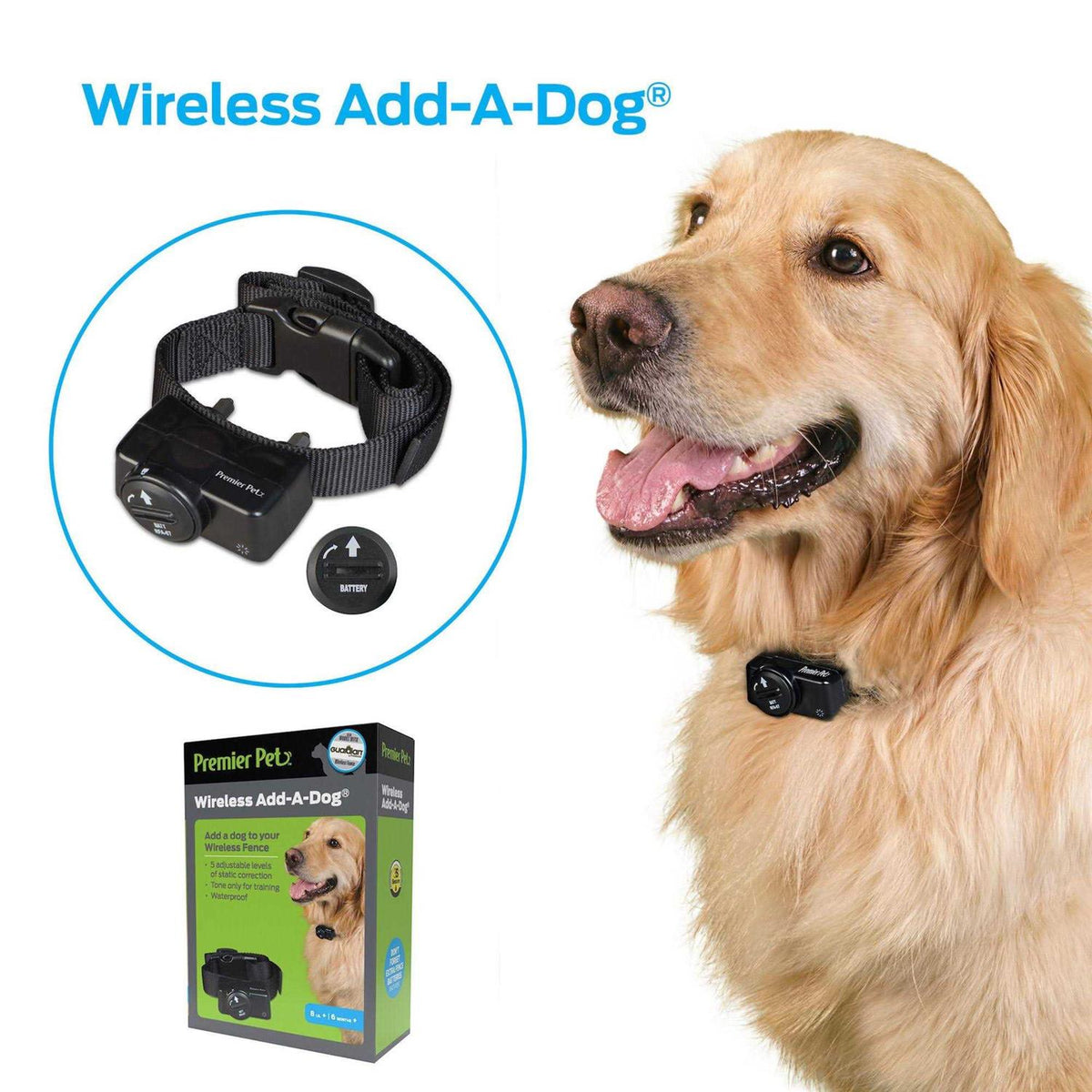 Wireless Add-A-Dog Collar Q9202