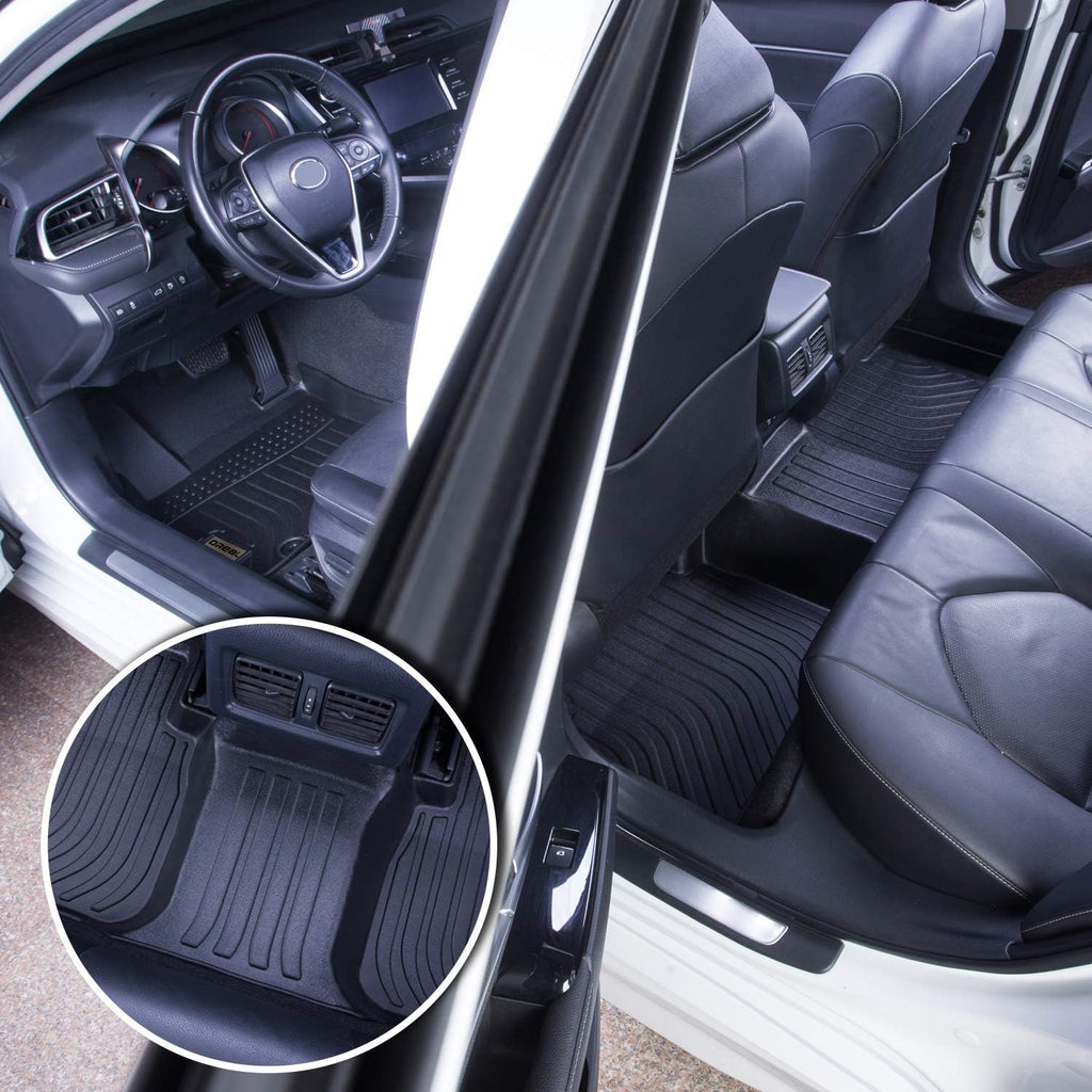 Black All Weather Floor Mats Liners G8293