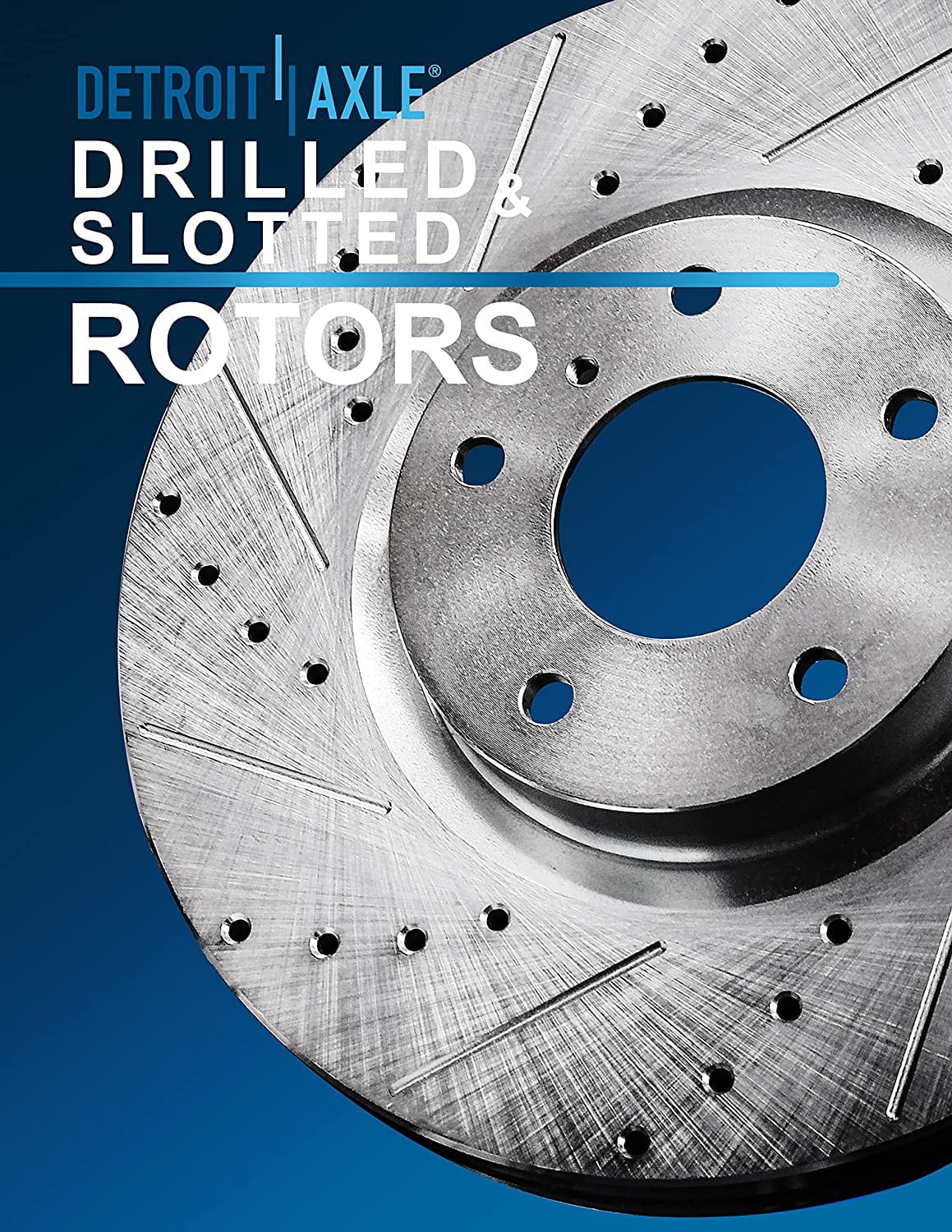 Front Drilled Slotted Brakes and Rotors Brake Pads N96761