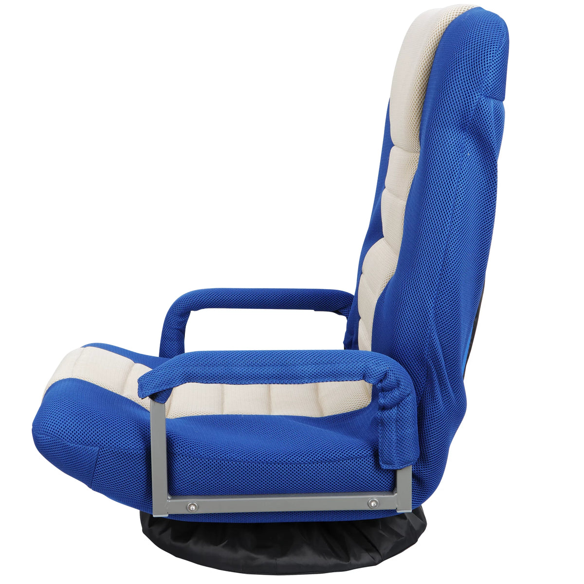 Blue and Beige Swivel Gaming Chair R569071