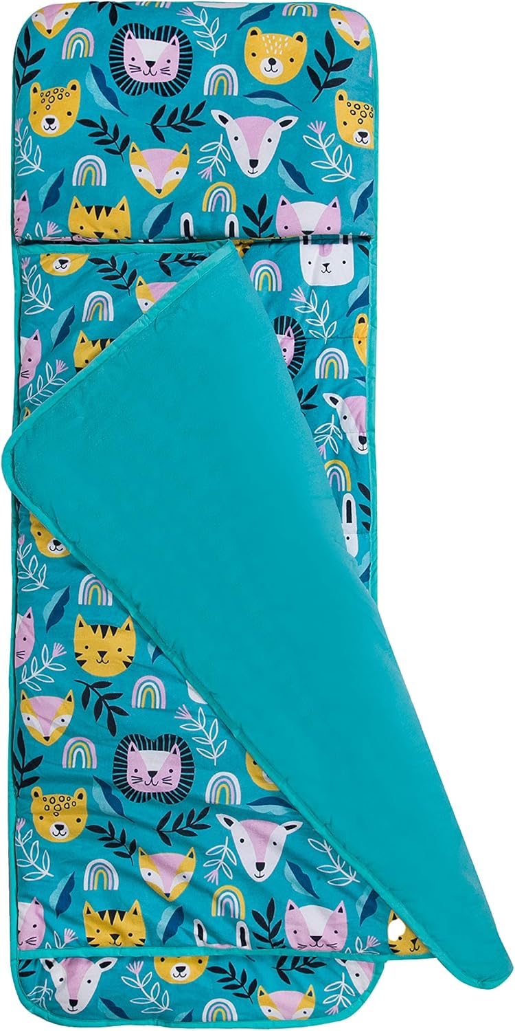 Plush Nap Mat with Attached Blanket E957302