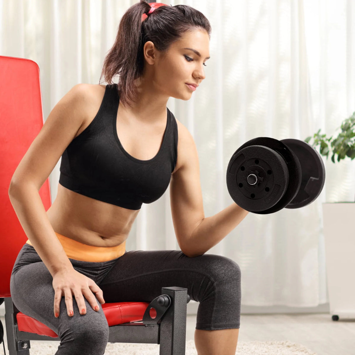 66 Lbs. Adjustable Dumbbell Set T6231