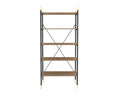 Brown Wood 5-Shelf Bookshelf F569362