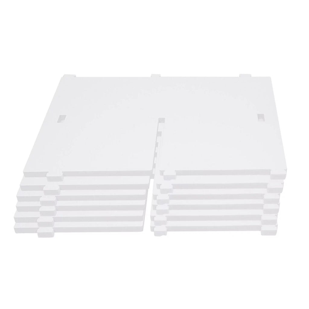 3-Tier 360° Rotating White Bookshelf S3905