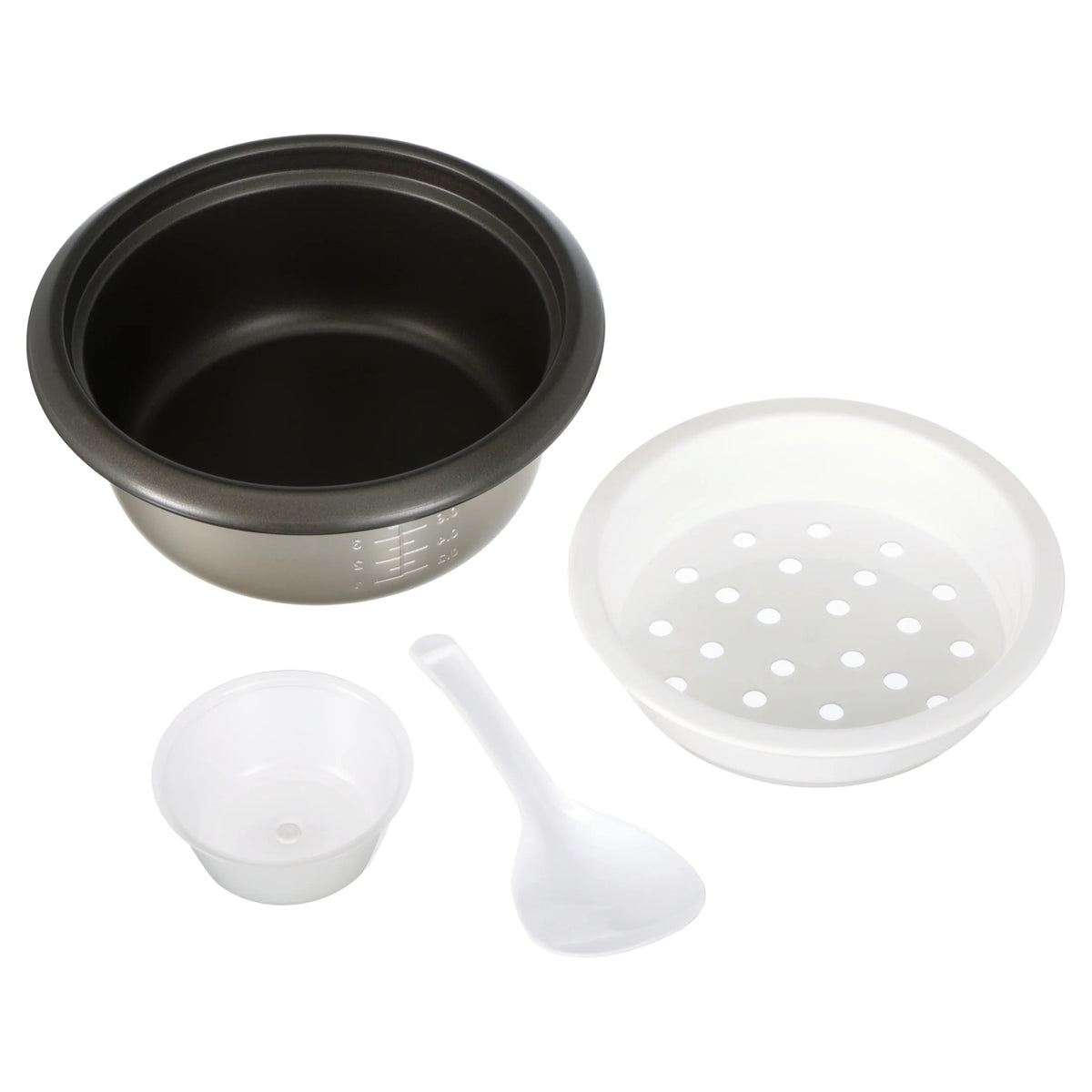 White 8 Cups Rice Cooker & Food Steamer A8523
