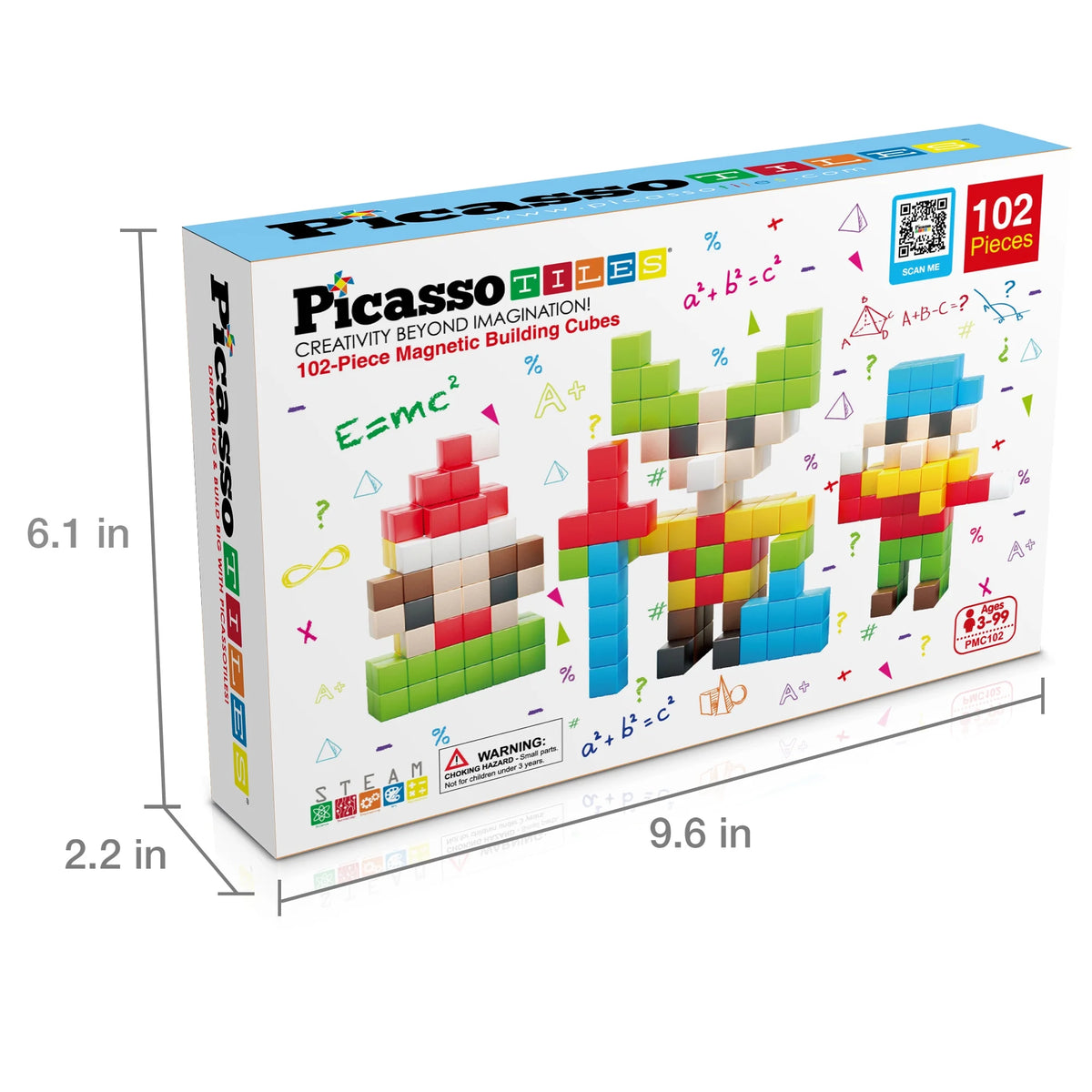 102pcs Magnetic Puzzle Cube Sensory Toys S1800
