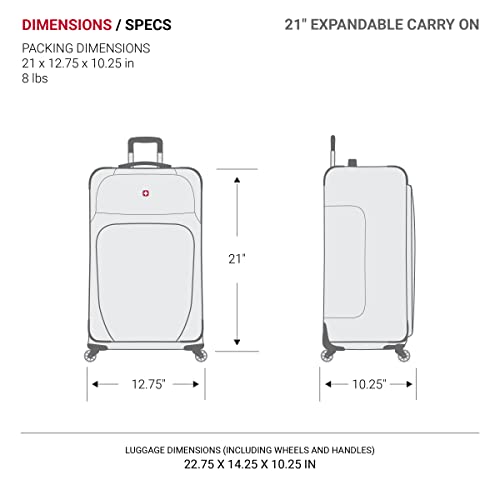 Teal Carry-On 21-Inch Expandable Luggage B72994