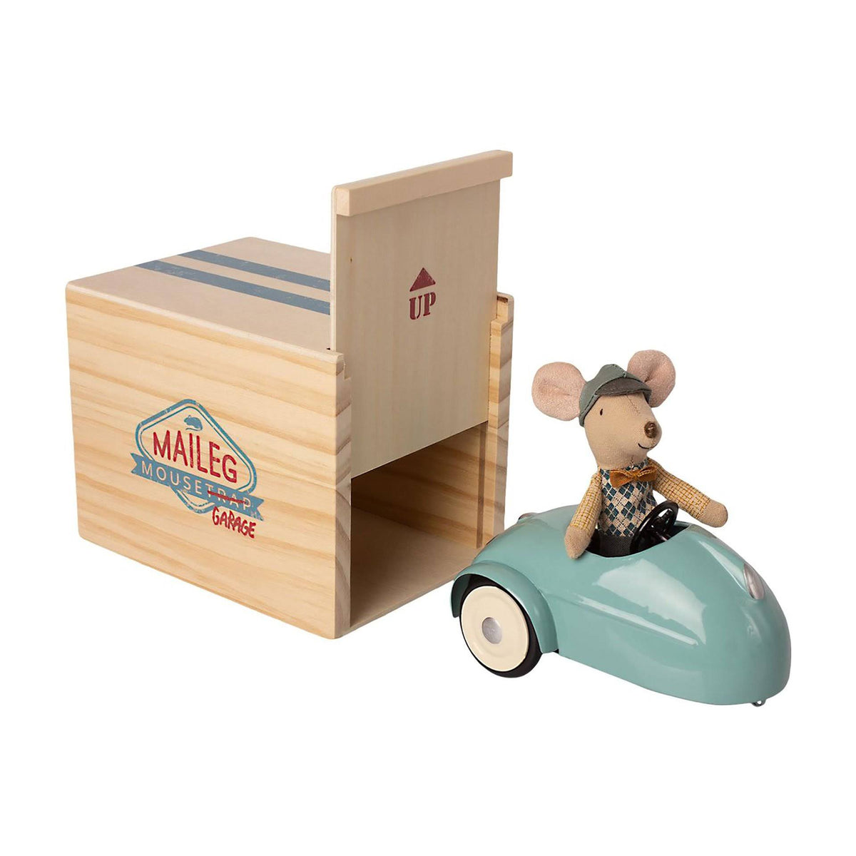 Blue Mouse Car with Garage I2202
