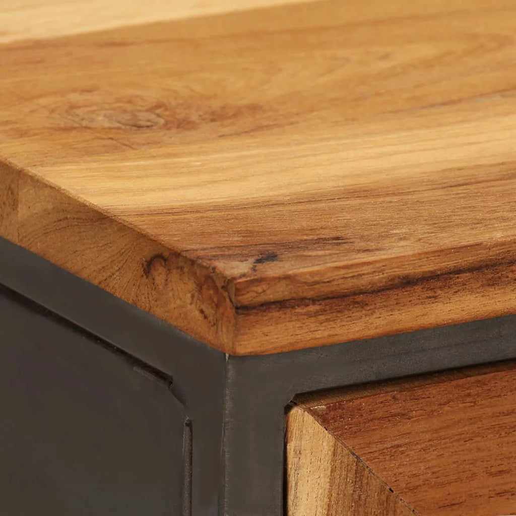 Recycled Teak and Steel Sideboard G505877