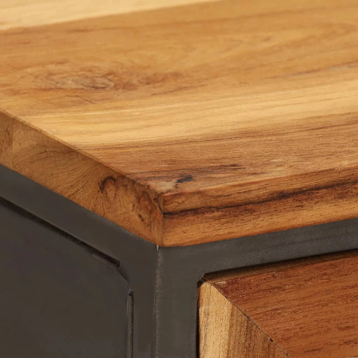 Recycled Teak and Steel Sideboard G505877