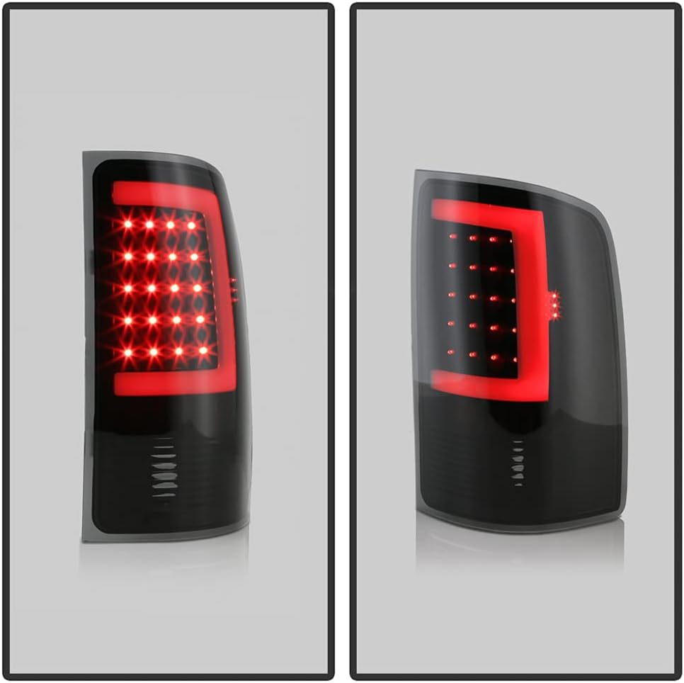 Black Smoke LED Tail Lights J6468