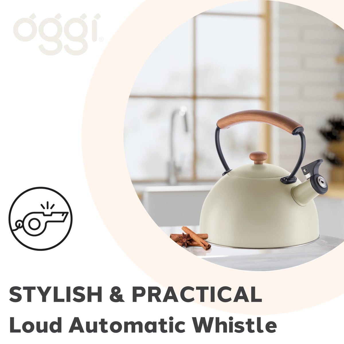 2.5 lt Whistling Tea Kettle U7178