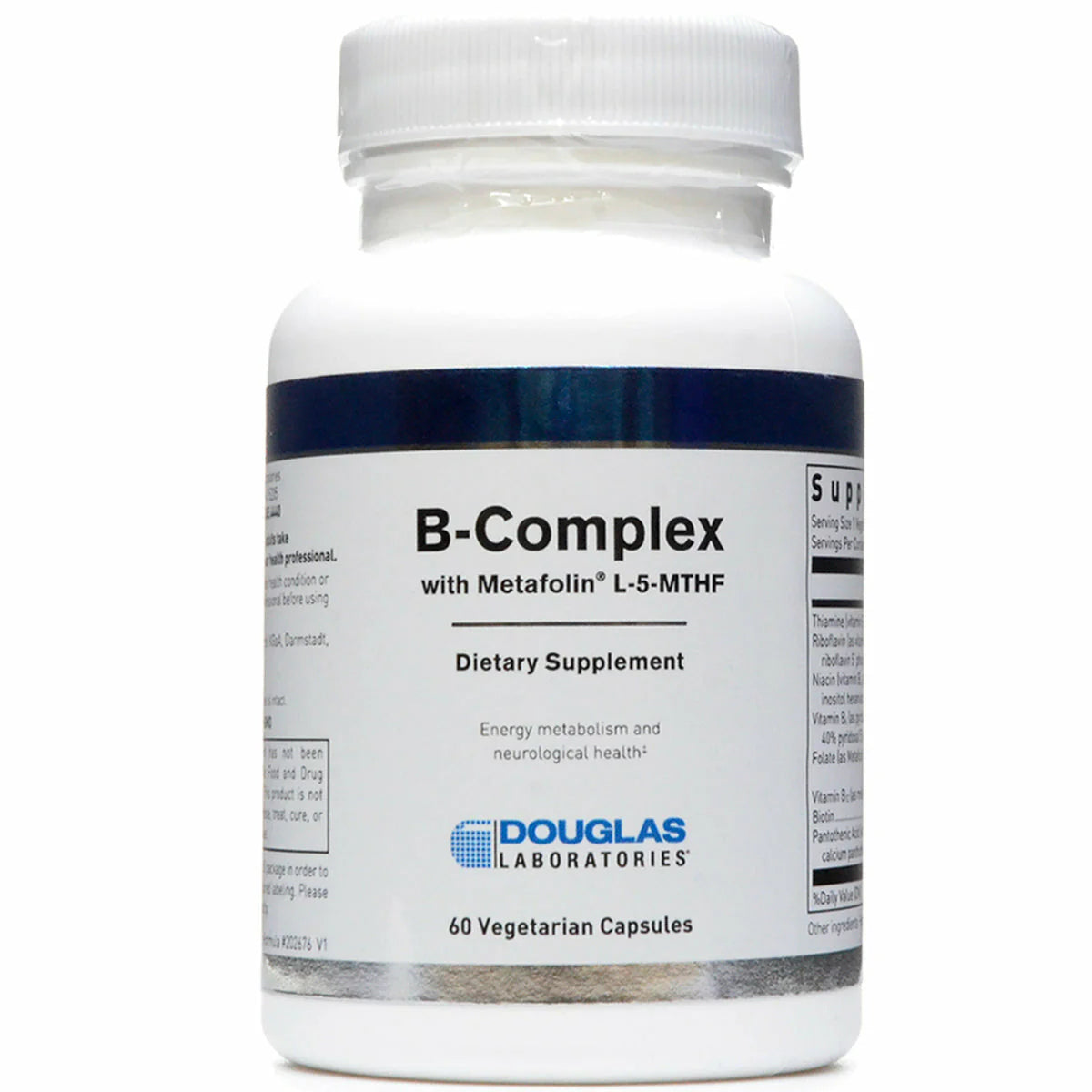 B-Complex with Metafolin 60 vcaps W6820