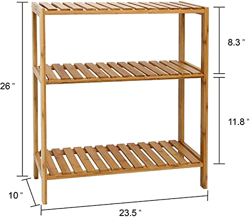 Bamboo 5-Tier Corner Shelf J9502