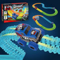 Magic Track Toy Electric Train 216Pcs Flexible Track Car H441866