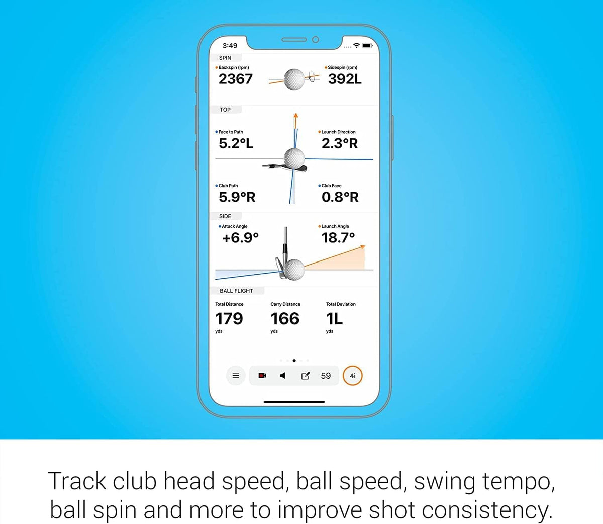 Portable Golf Launch Monitor H487955