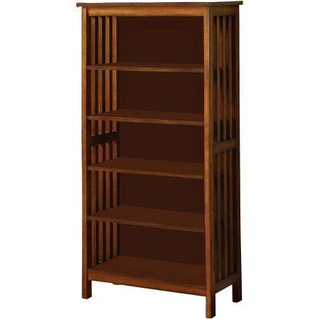 Antique Oak Finish Bookcase E208804
