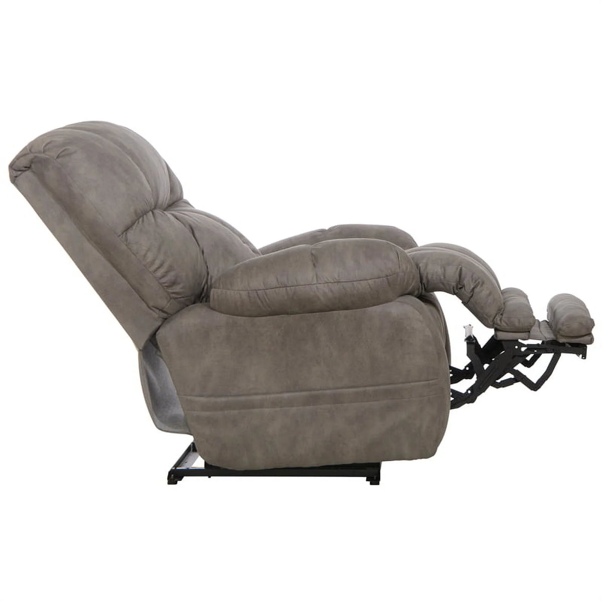 Oversized Power Lay Flat Recliner in Gray Fabric G294297