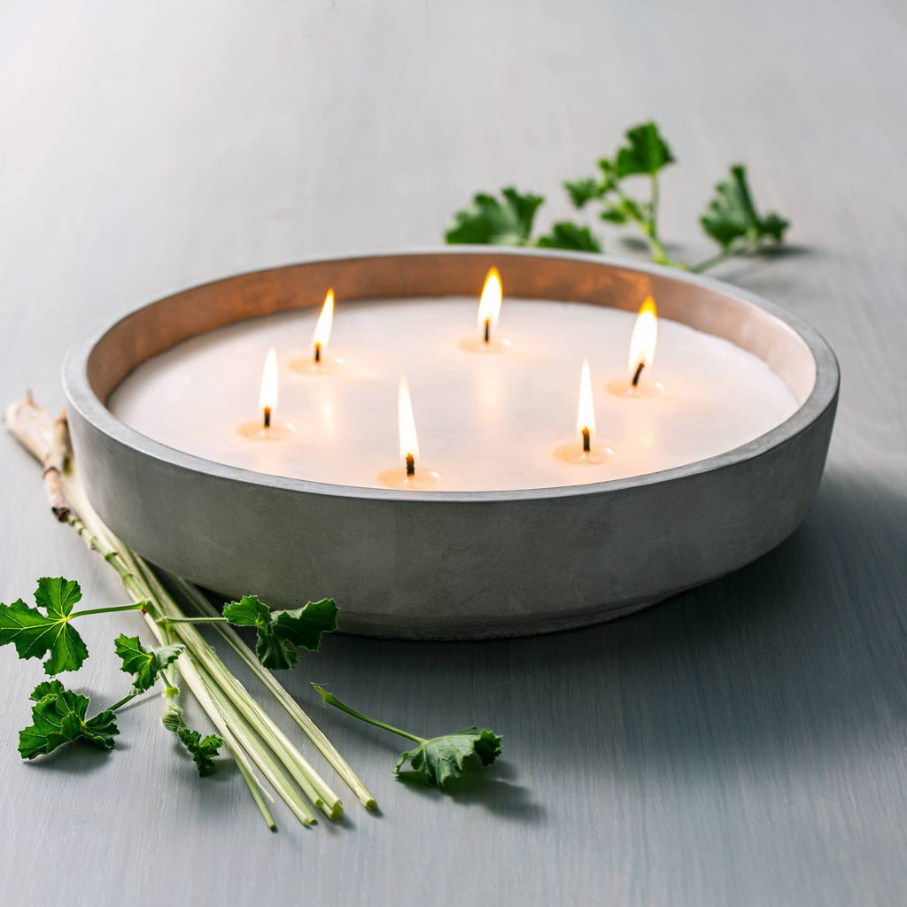 Citronella Cement Candle L972