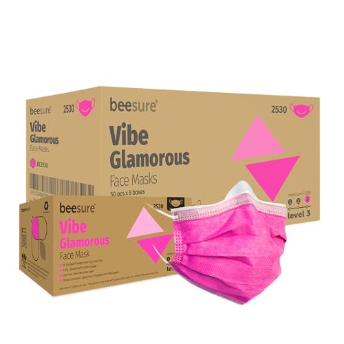 White Face Mask Case of 400 T5677