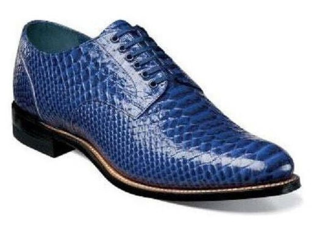 Blue Anaconda Leather Men's Shoes Z427436