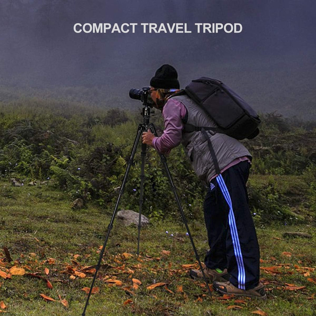 Aluminum Camera Tripod with Ball Head and Quick Release Plate P1544