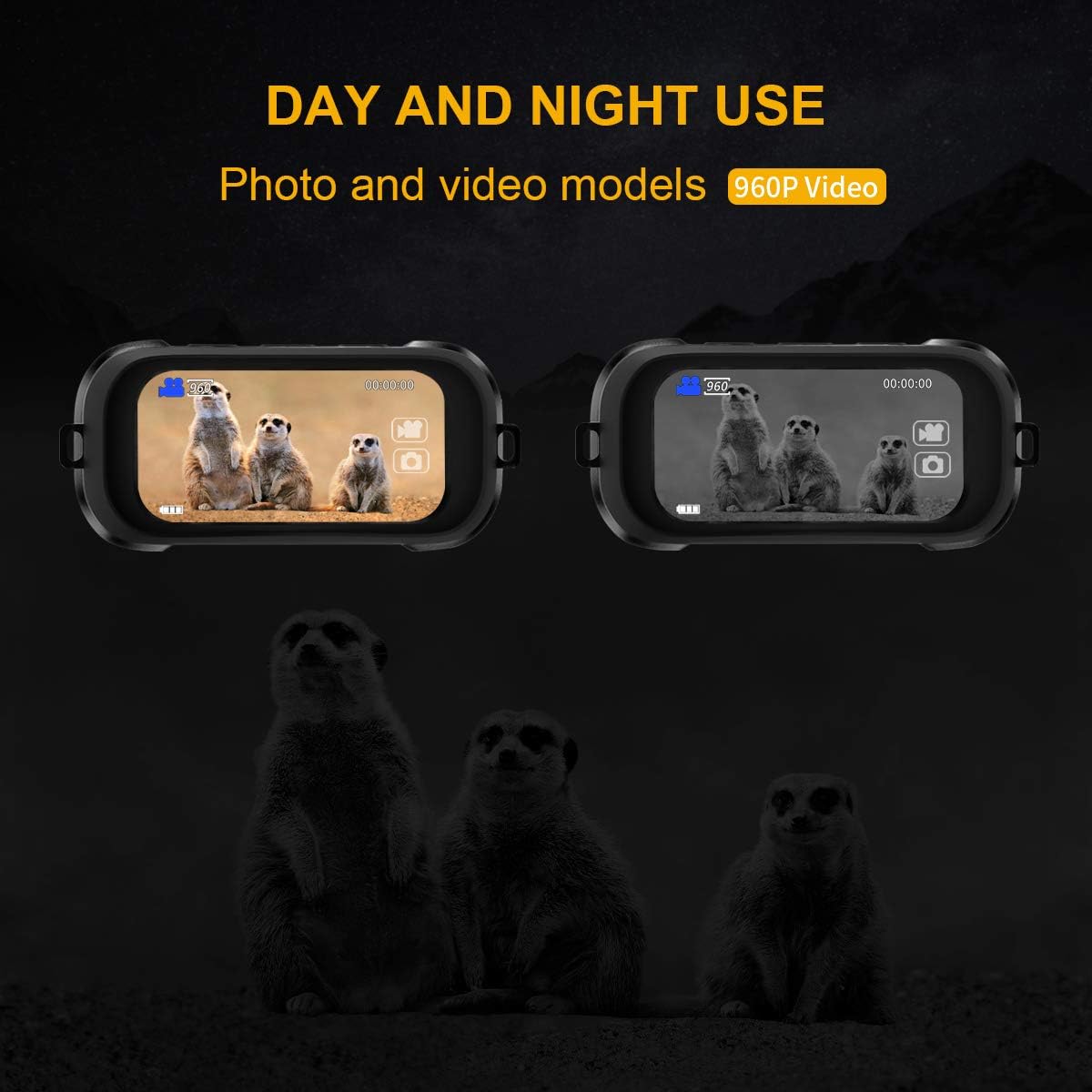 Digital Infrared Night Vision Binoculars with 32G Memory Card G113555