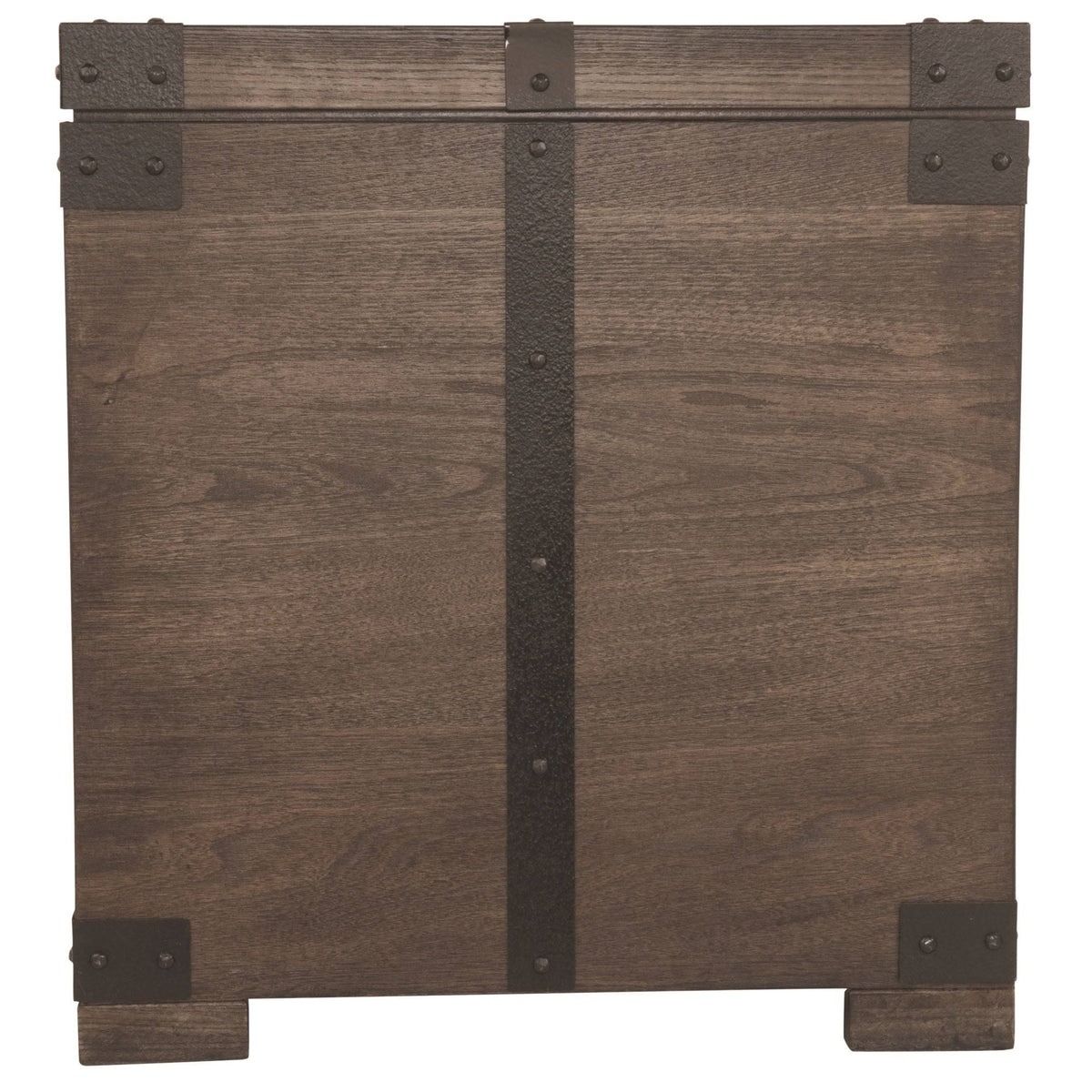Grayish Brown Square End Table I101