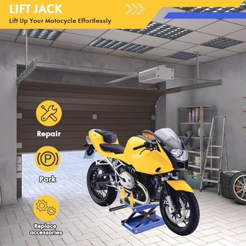 1100LB Adjustable Red Motorcycle Lift Jack O44152