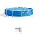 12' x 30 Metal Frame Round Above Ground Swimming Pool Y148