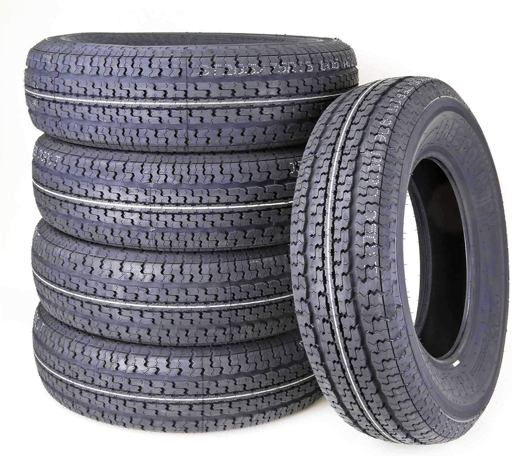 5 Trailer Tires ST175/80R13 6PR Load Range C with Scuff Guard V636