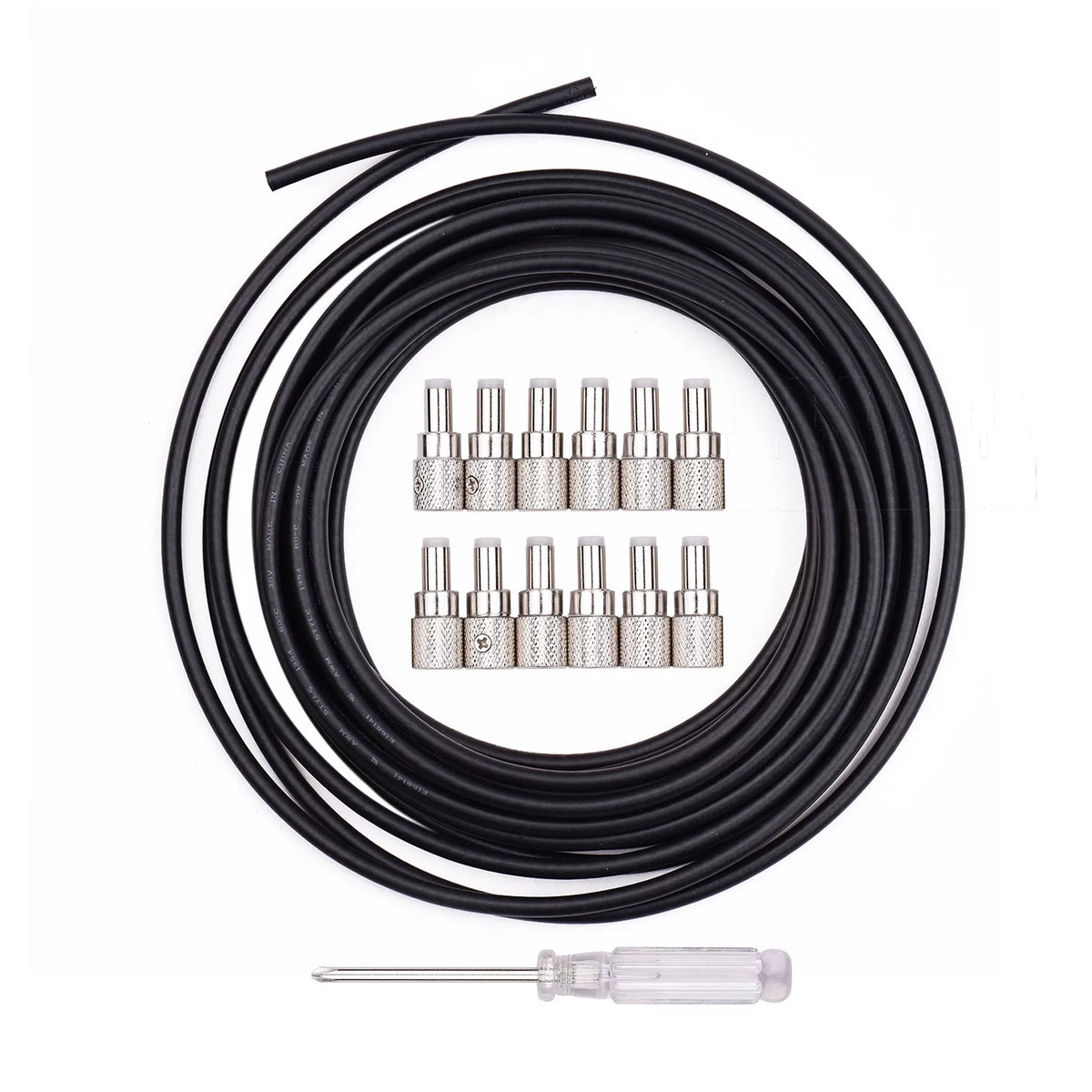 Solderless Guitar Pedal Cable Kit with 12 Plugs I9680