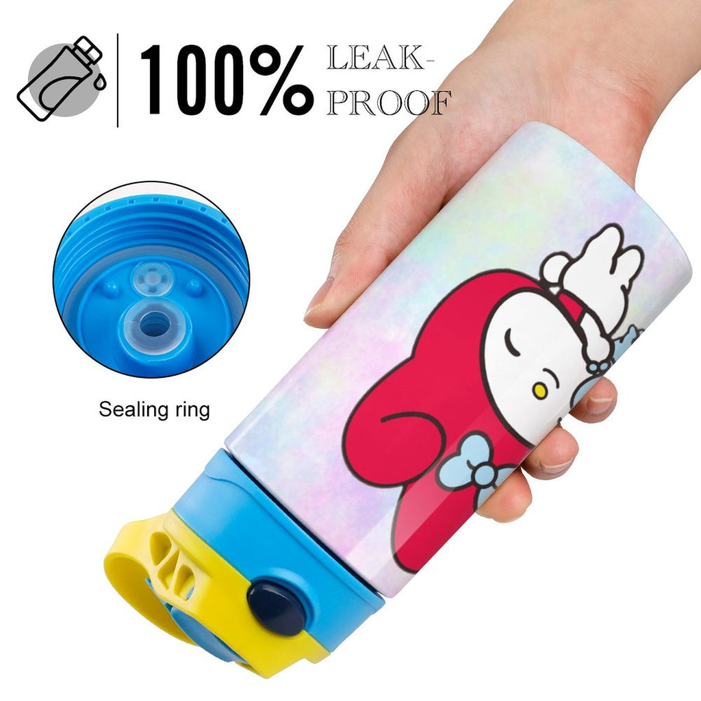Stainless Steel Vacuum Insulated Water Bottle With Straw I134