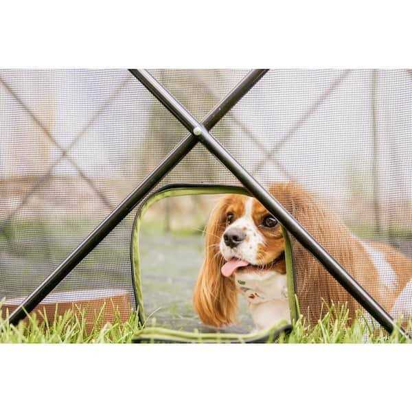 8 Panel Foldable Portable Steel Pet Play Pen M3488