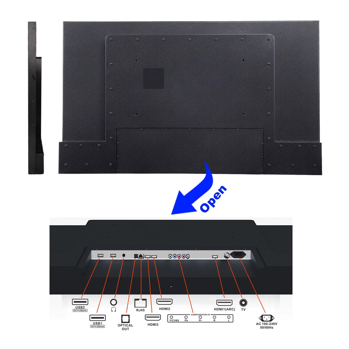 55 inch 4K LED Waterproof Outdoor TV Y725111