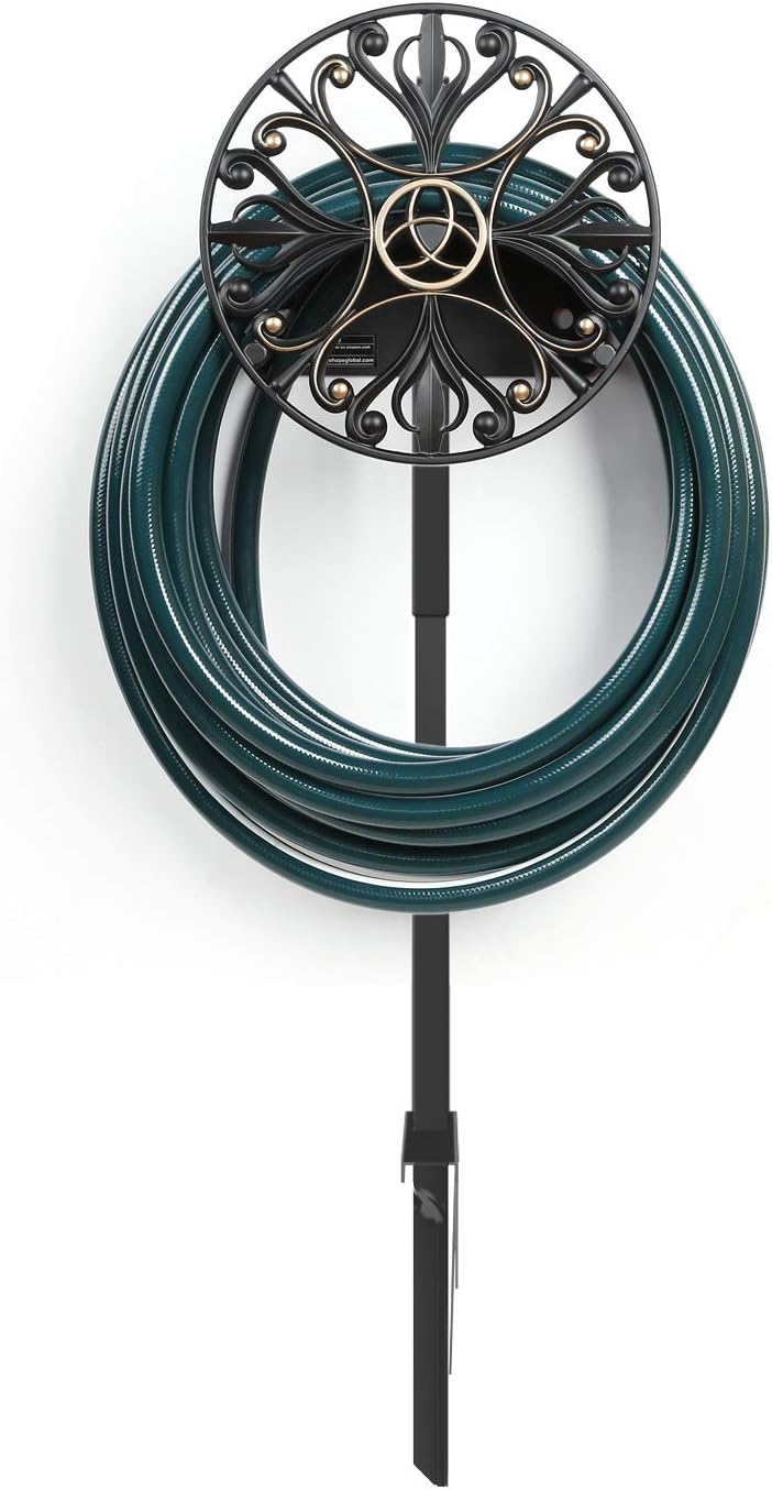 Garden Hose Holder, Wall Hose Hanger, Stainless Cast Aluminum, Pack of 2 N497