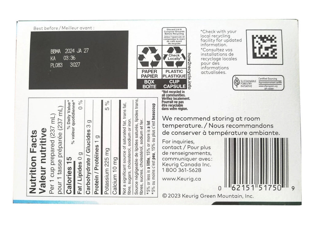 Dark Chocolate Coconut Medium Roast Coffee 10 K-Cups H96686