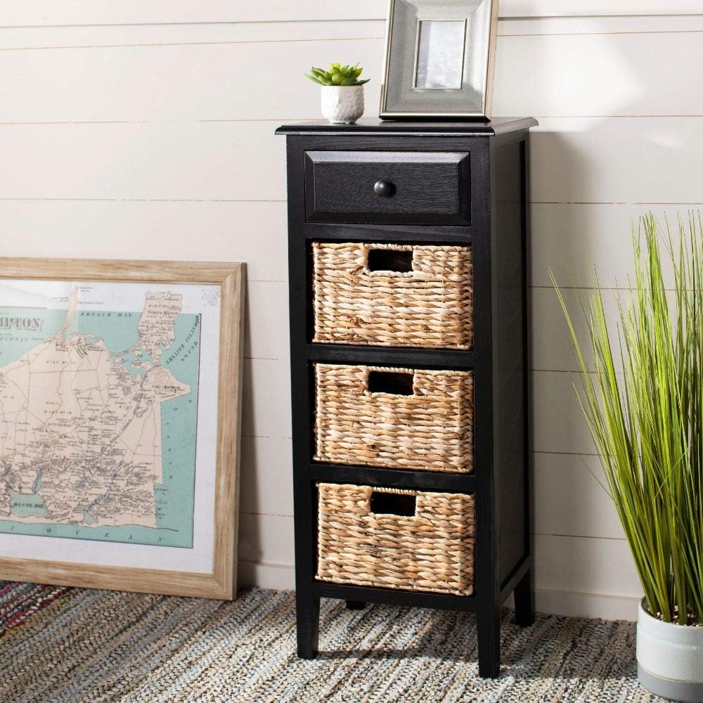 Distressed White Side Table I7805